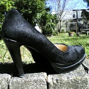 Cole Haan size 10 Nike Air Cowhide platform heels